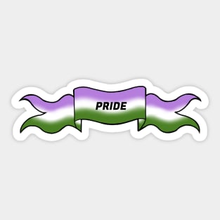 genderqueer Sticker